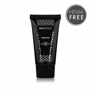 NailPerfect Sqeasy Gel Glitter Silver Glass 60g i tube
